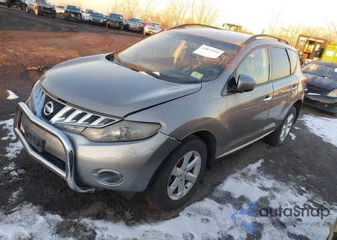 2009 Nissan Murano S из США, поврежденный, VIN JN8AZ18W99W203587